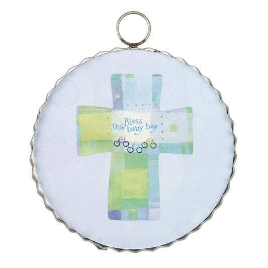 Mini Baby Boy Blessings Charm