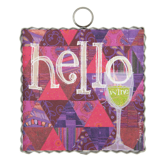 Mini "Hello Wine" Print