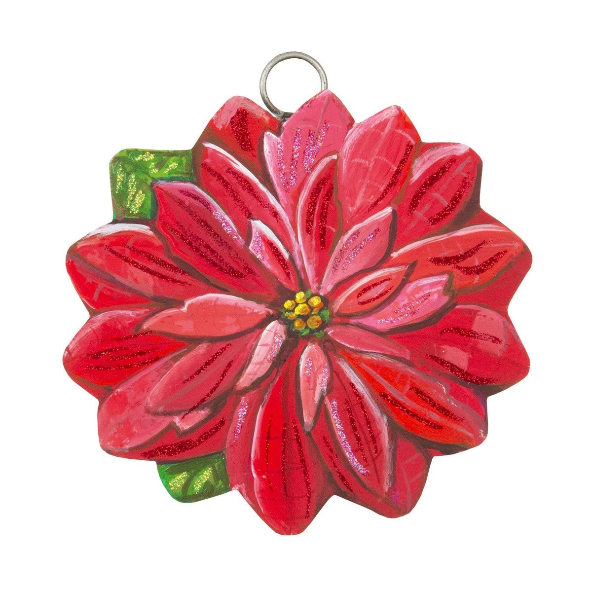 Mini Poinsettia Charm