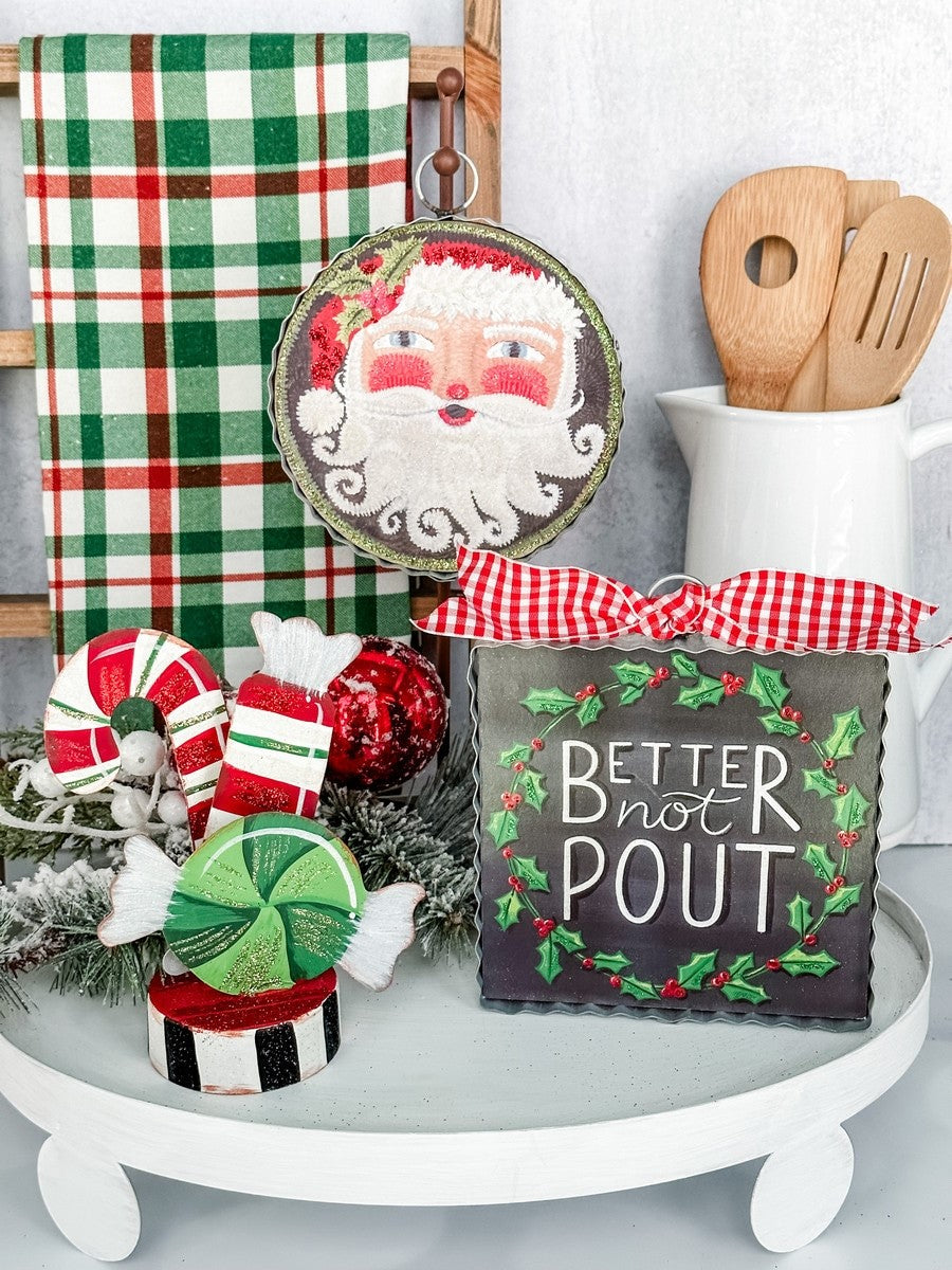 Mini "Better Not Pout" Wreath Print