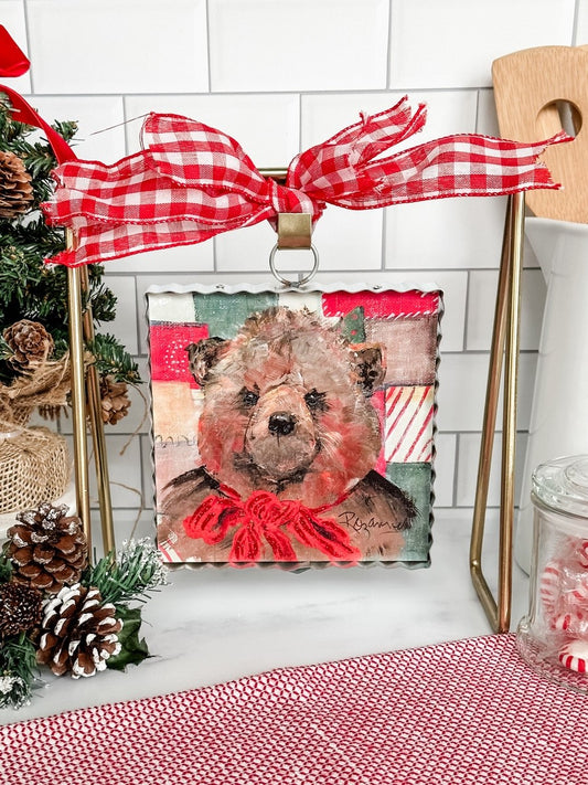 Mini Christmas Bear Print