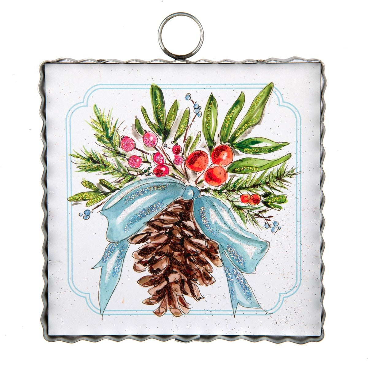 Mini Pinecone Arrangement Print