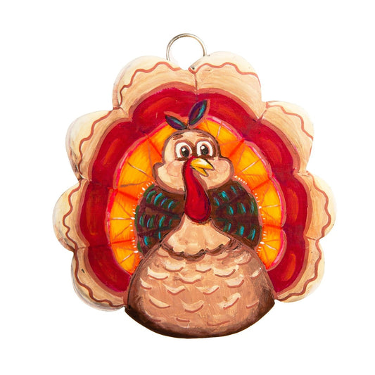 Mini Artful Turkey Charm