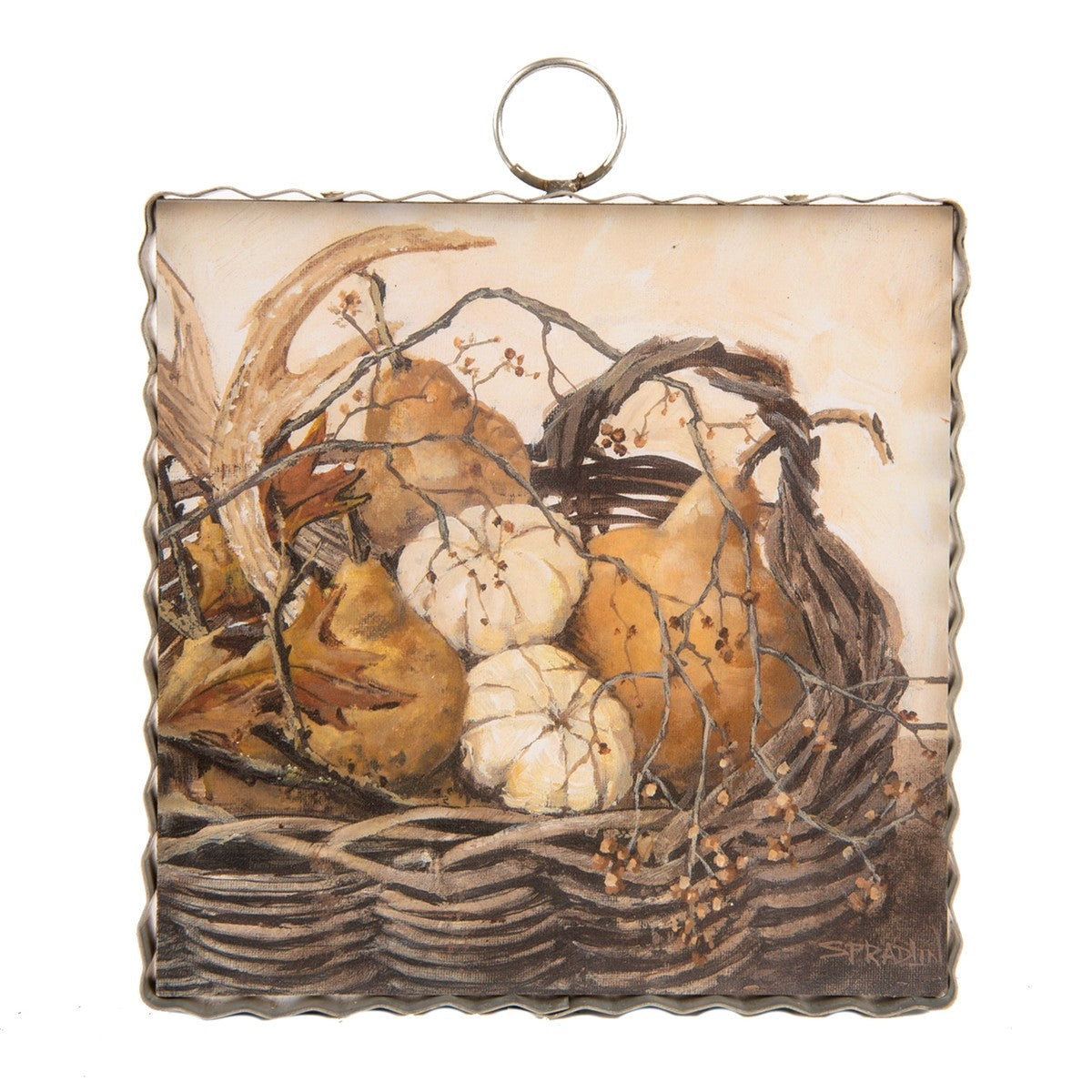 Mini Sepia Gourds Print