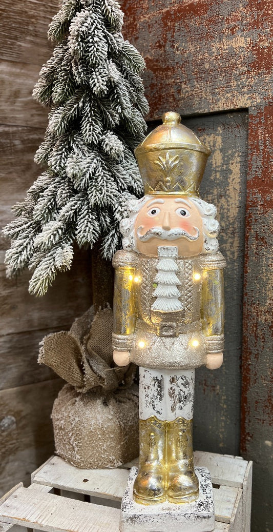 Glitzy Resin Nutcracker