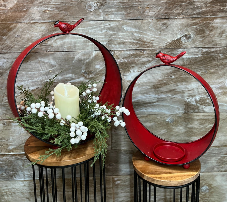 Cardinal Candle Holder Set Of 2